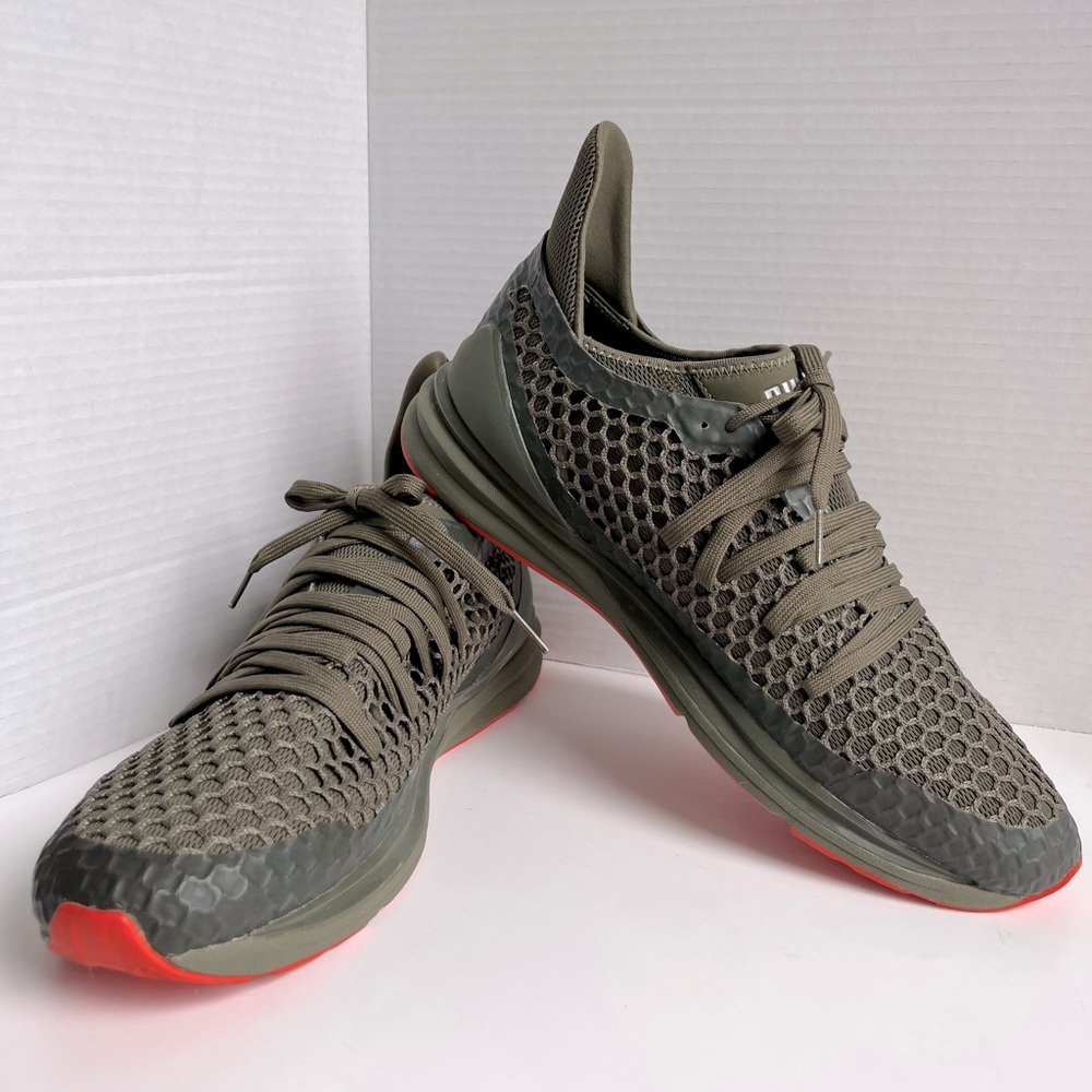 Puma Ignite Evertrack Nettie Sneakers Sz 11(no tag) Olive Night Running Casual.